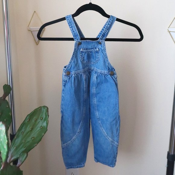 OshKosh B'gosh Other - Vintage Osh Kosh Denim Overalls Made In USA 3T
